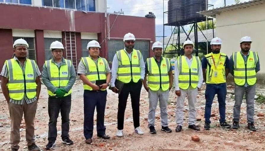 CTS team on site